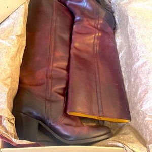 Rare Rich Burgundy Frye boots